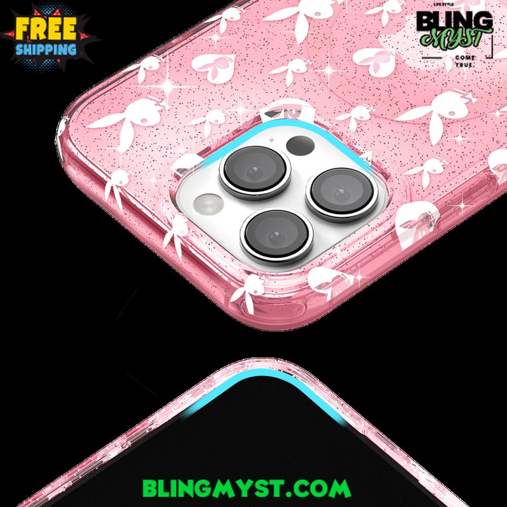 Velvet Caviar Playboy Pink Bunny Glitter iPhone Case Velvet Caviar Playboy Pink Bunny Glitter iPhone Case
