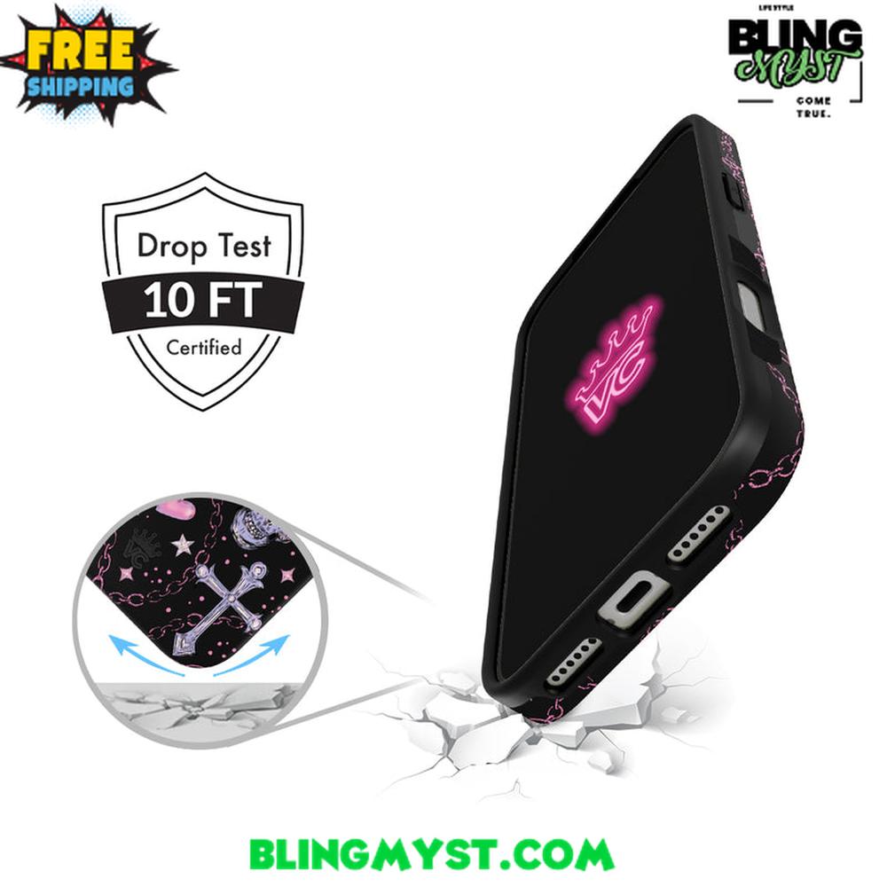 Velvet Caviar Pretty Punk Skulls iPhone Case Velvet Caviar Pretty Punk Skulls iPhone Case