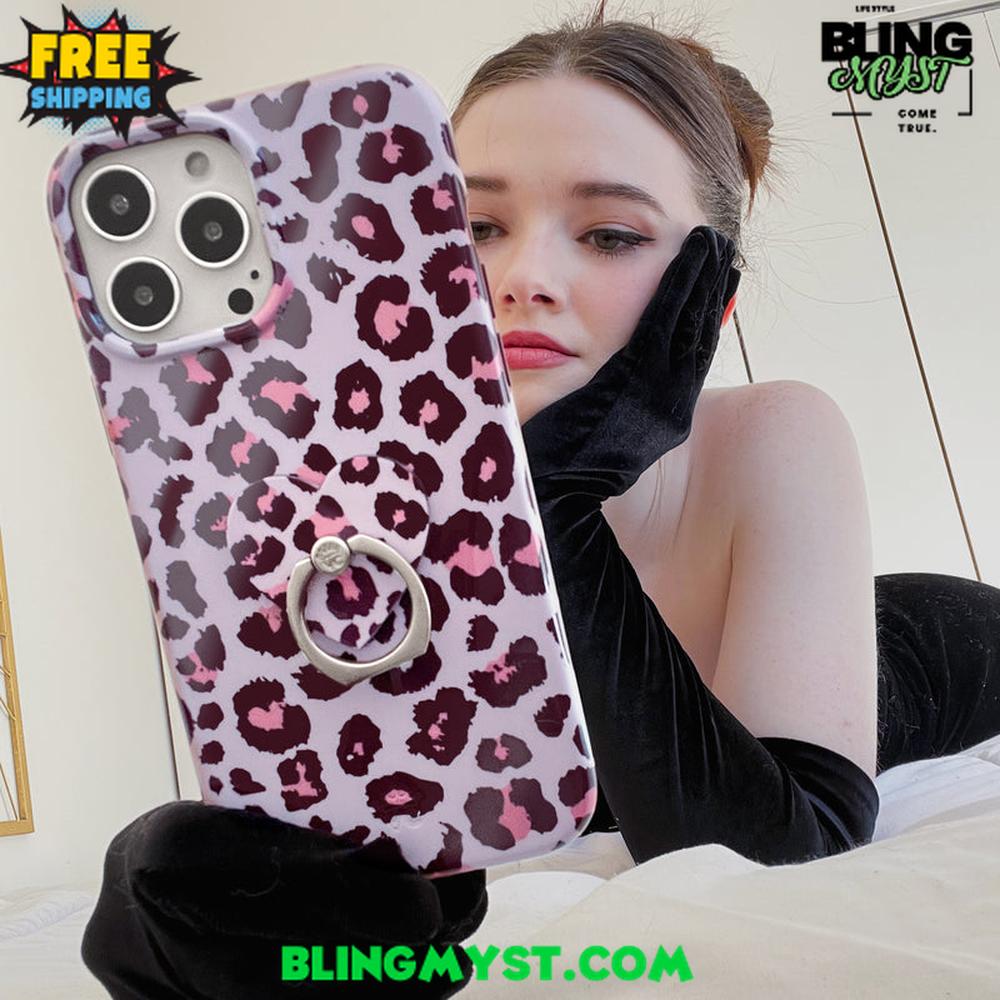 Velvet Caviar Purrfect Pink Leopard iPhone Case Velvet Caviar Purrfect Pink Leopard iPhone Case