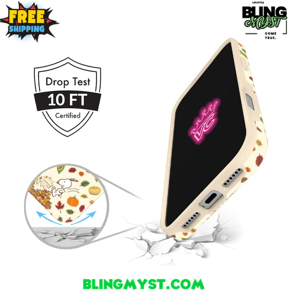 Velvet Caviar Snoopy Autumn Leaves Halloween iPhone Case Velvet Caviar Snoopy Autumn Leaves Halloween iPhone Case