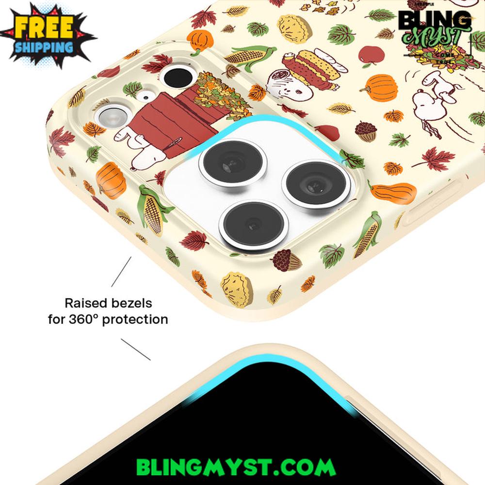 Velvet Caviar Snoopy Autumn Leaves Halloween iPhone Case Velvet Caviar Snoopy Autumn Leaves Halloween iPhone Case