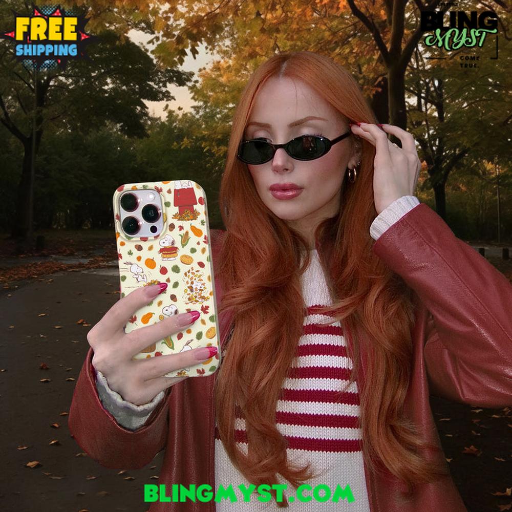 Velvet Caviar Snoopy Autumn Leaves Halloween iPhone Case Velvet Caviar Snoopy Autumn Leaves Halloween iPhone Case