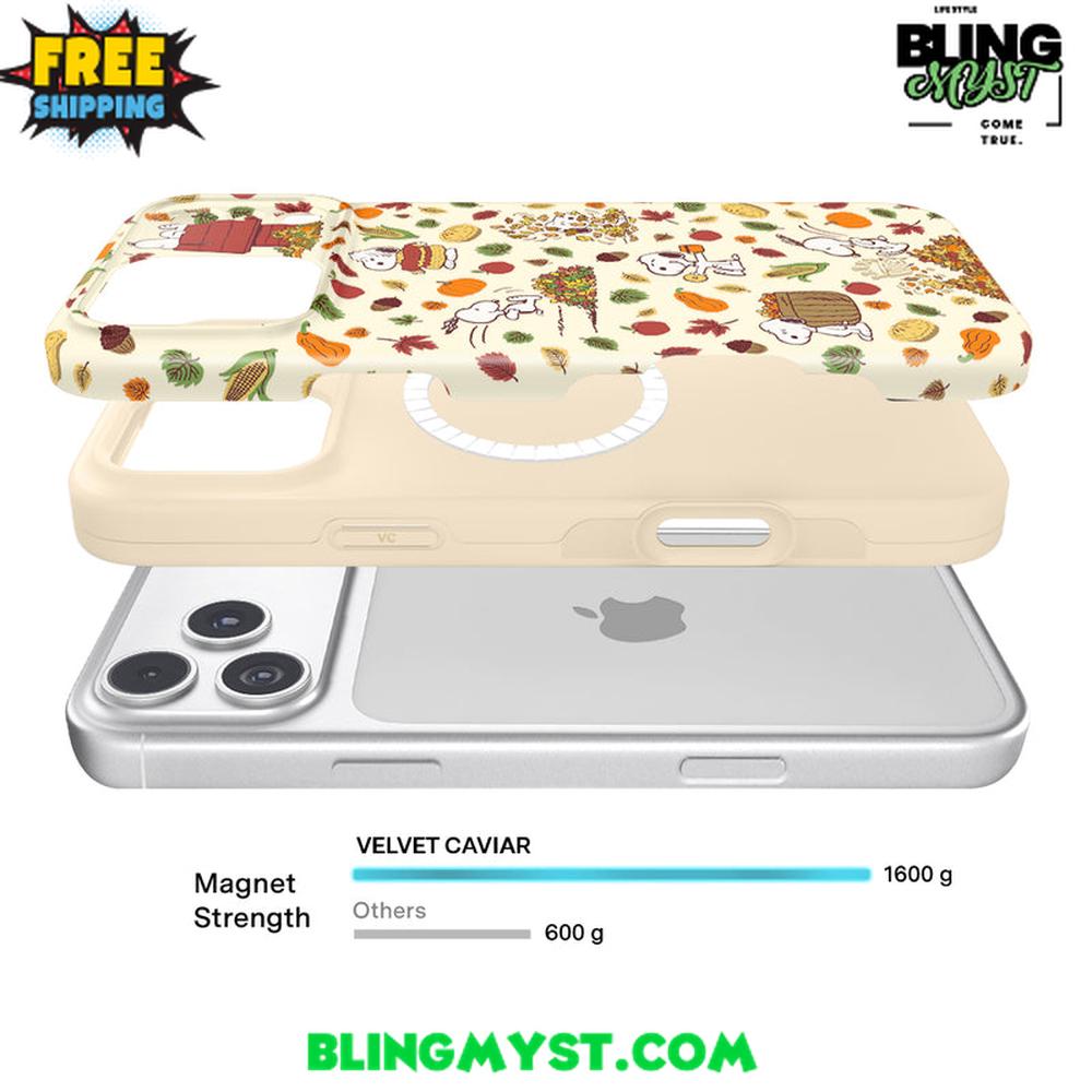 Velvet Caviar Snoopy Autumn Leaves Halloween iPhone Case Velvet Caviar Snoopy Autumn Leaves Halloween iPhone Case