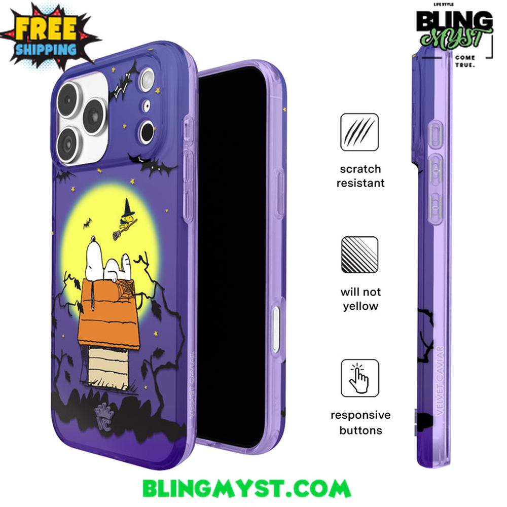 Velvet Caviar Snoopy Midnight Moon Halloween IPhone Case Velvet Caviar Snoopy Midnight Moon Halloween IPhone Case