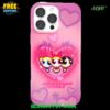 Velvet Caviar The Powerpuff Girls Airbrush Hearts iPhone Case 1