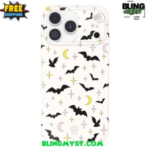 Velvet Caviar Witching Hour Bats Halloween iPhone Case