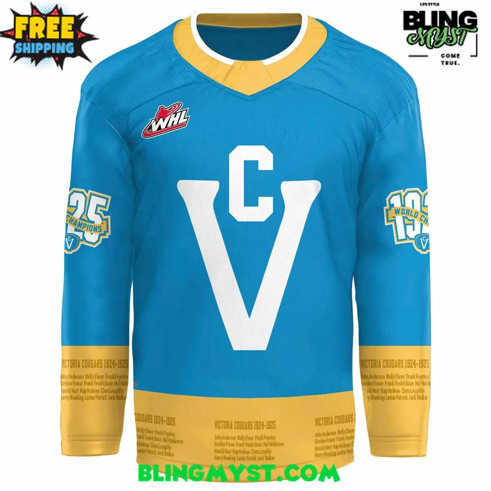 Victoria Royals 2025 Victoria Cougars Night Hockey Jersey Victoria Royals 2025 Victoria Cougars Night Hockey Jersey