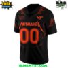 Virginia Tech Hokies x Metallica 2025 Football Jersey 2