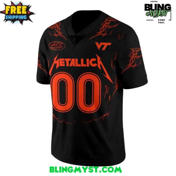 Virginia Tech Hokies x Metallica 2025 Football Jersey