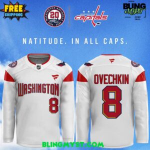 Washington Capitals 20th Anniversary Special Hockey Jersey