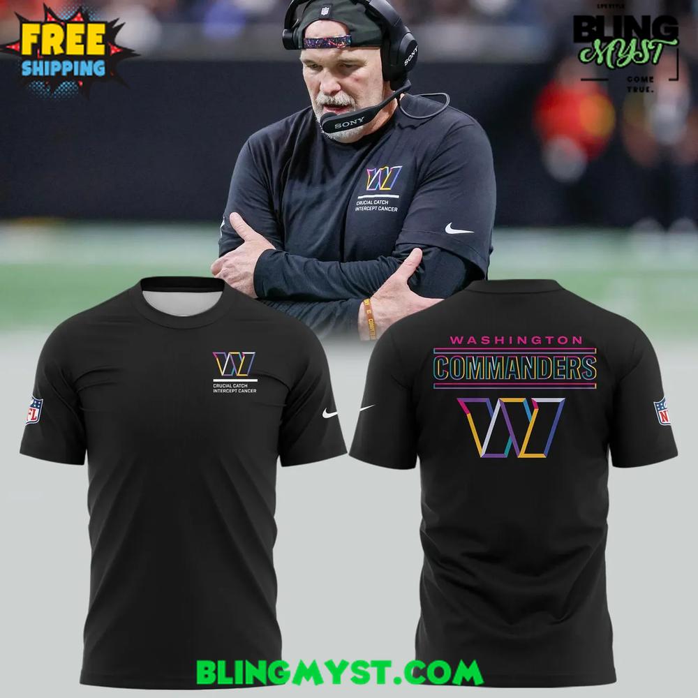 Washington Commanders Crucial Catch Intercept Cancer 2025 T-Shirt Washington Commanders Crucial Catch Intercept Cancer 2025 T-Shirt