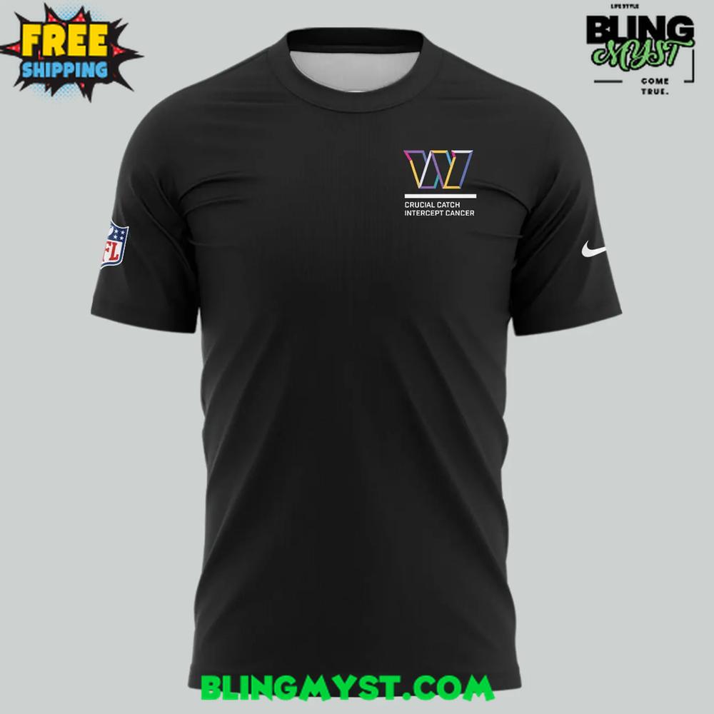 Washington Commanders Crucial Catch Intercept Cancer 2025 T-Shirt Washington Commanders Crucial Catch Intercept Cancer 2025 T-Shirt