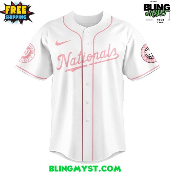 Washington Nationals Hello Kitty Special Baseball Jersey