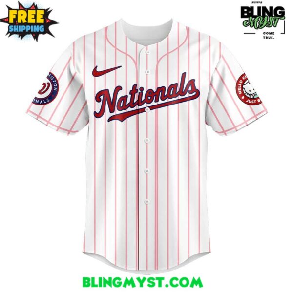 Washington Nationals Hello Kitty Special Baseball Jersey