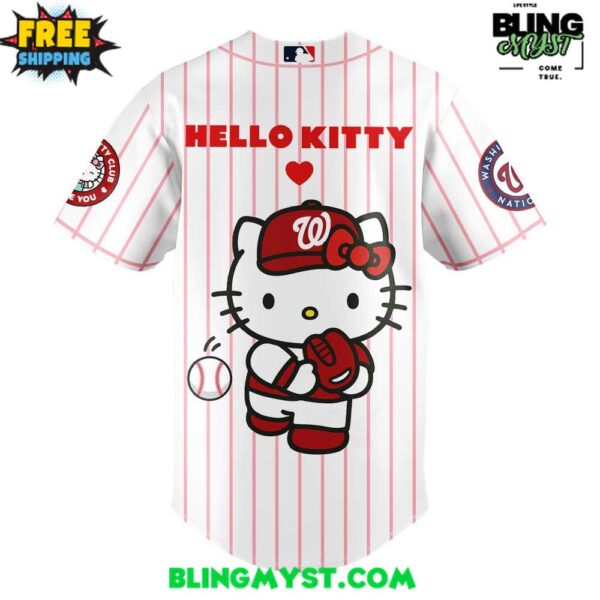 Washington Nationals Hello Kitty Special Baseball Jersey