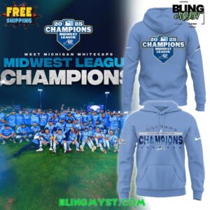 West Michigan Whitecaps Midwest League Champions 2025 Hoodie