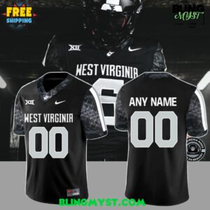 West Virginia Mountaineers 2025 Coal Rush Football Jersey