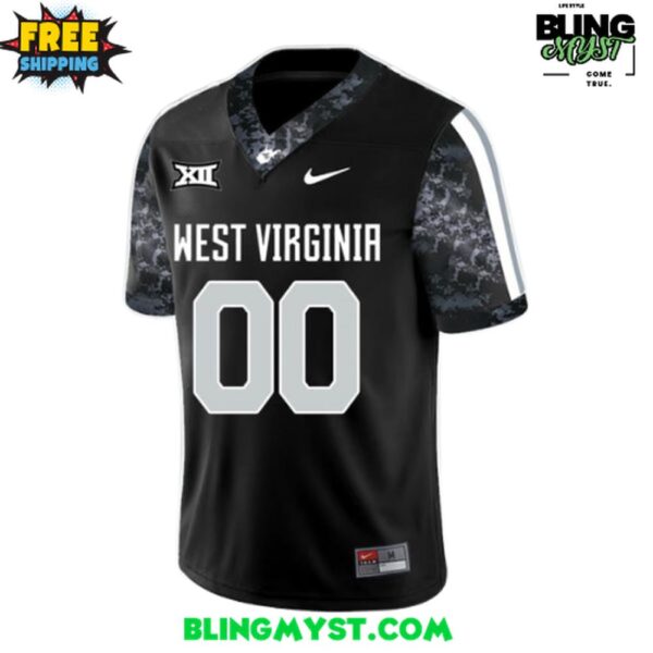 West Virginia Mountaineers 2025 Coal Rush Football Jersey