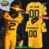 West Virginia Mountaineers Golden Black Limited Edition Football Jersey