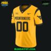 West Virginia Mountaineers Golden Black Limited Edition Football Jersey 2