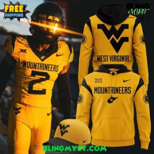 West Virginia Mountaineers Golden Black Limited Edition Hoodie