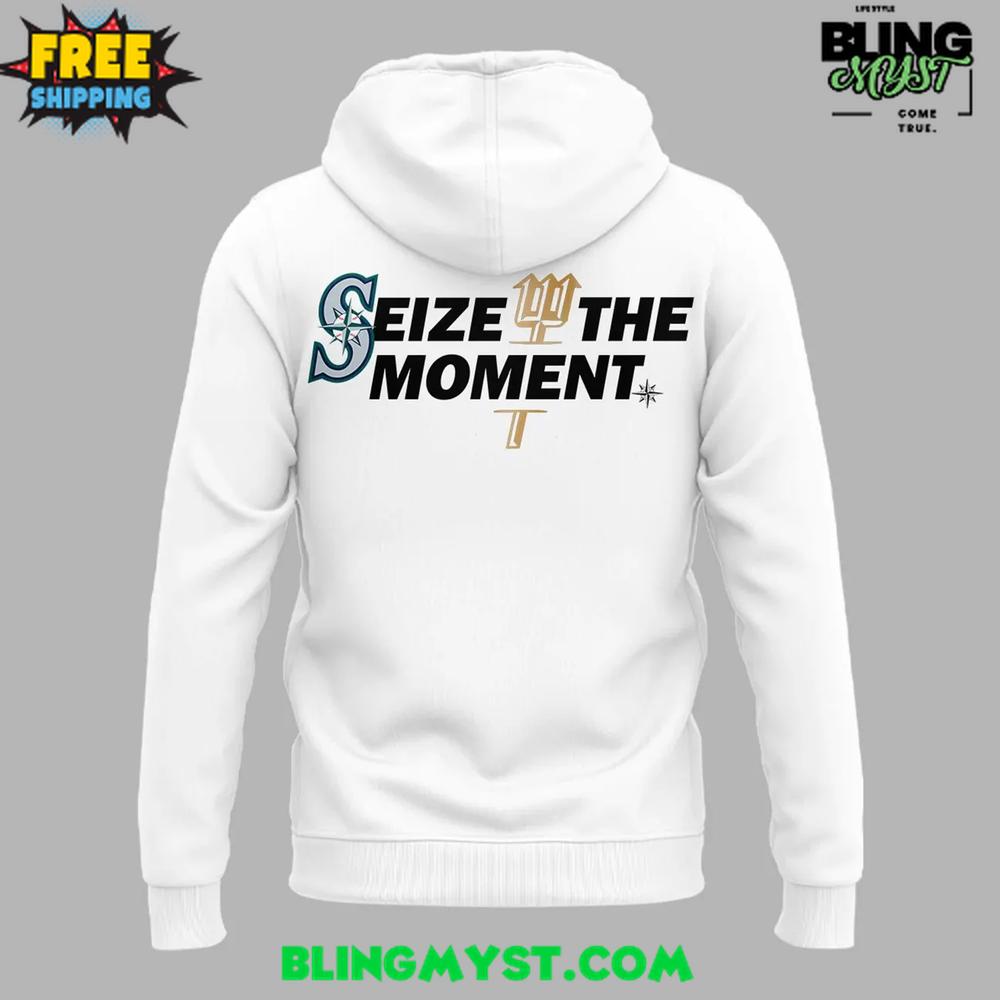 2025 ALCS Seattle Mariners Seize The Moment Hoodie 2025 ALCS Seattle Mariners Seize The Moment Hoodie