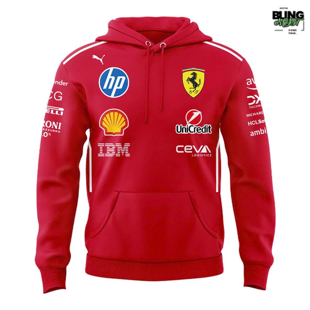 2025 Scuderia Ferrari Formula 1 Team Edition Hoodie 2025 Scuderia Ferrari Formula 1 Team Edition Hoodie