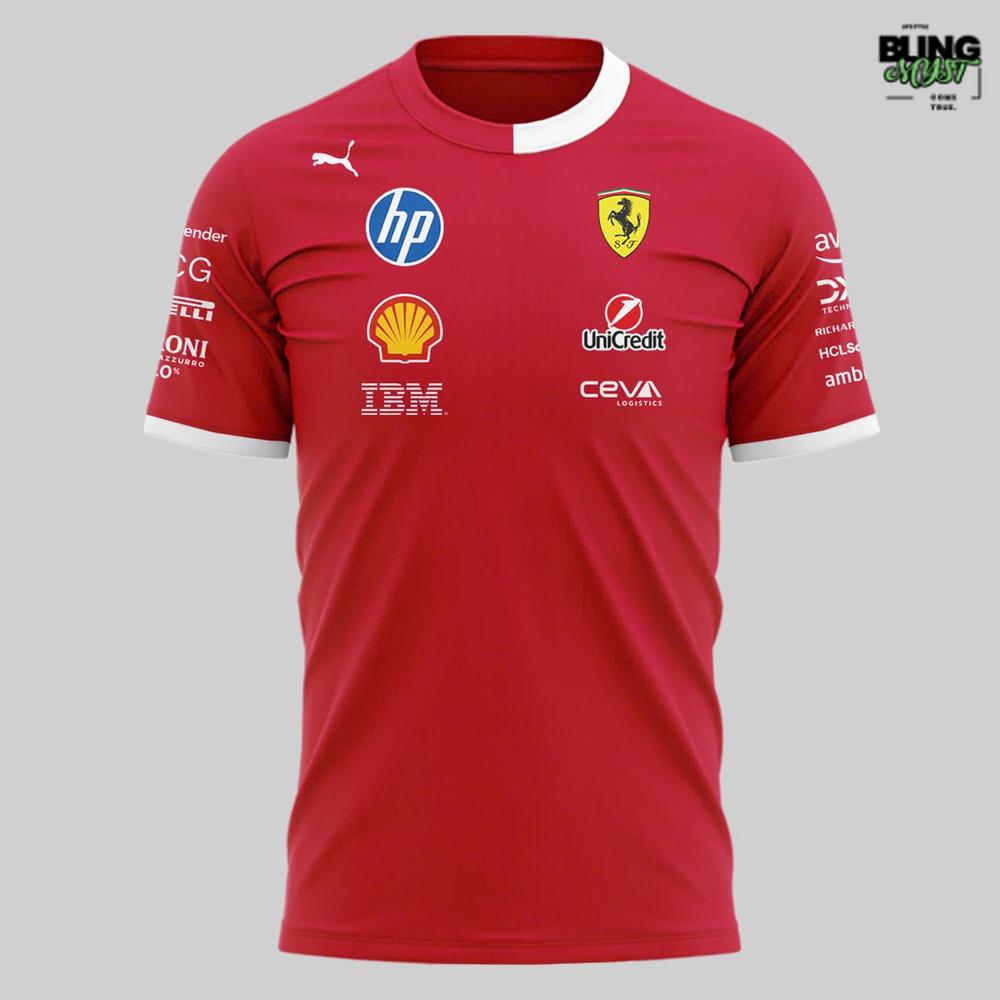 2025 Scuderia Ferrari Formula 1 Team Edition T-Shirt 2025 Scuderia Ferrari Formula 1 Team Edition T-Shirt