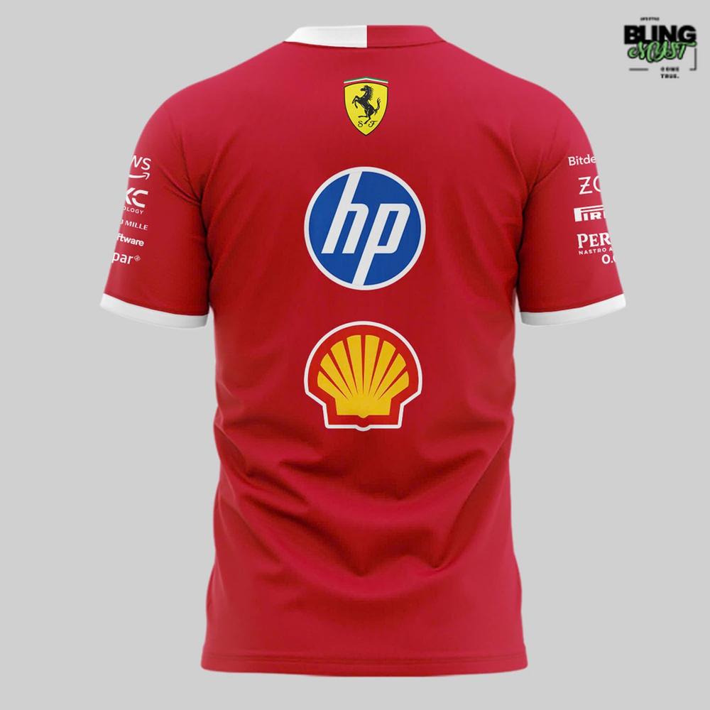 2025 Scuderia Ferrari Formula 1 Team Edition T-Shirt 2025 Scuderia Ferrari Formula 1 Team Edition T-Shirt