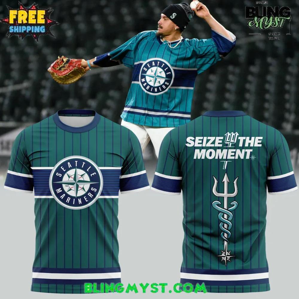 2025 Seattle Mariners Seize The Moment Shirt 2025 Seattle Mariners Seize The Moment Shirt