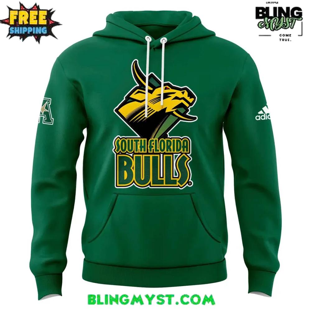 2025 South Florida Bulls Football Robo Bull Hoodie 2025 South Florida Bulls Football Robo Bull Hoodie