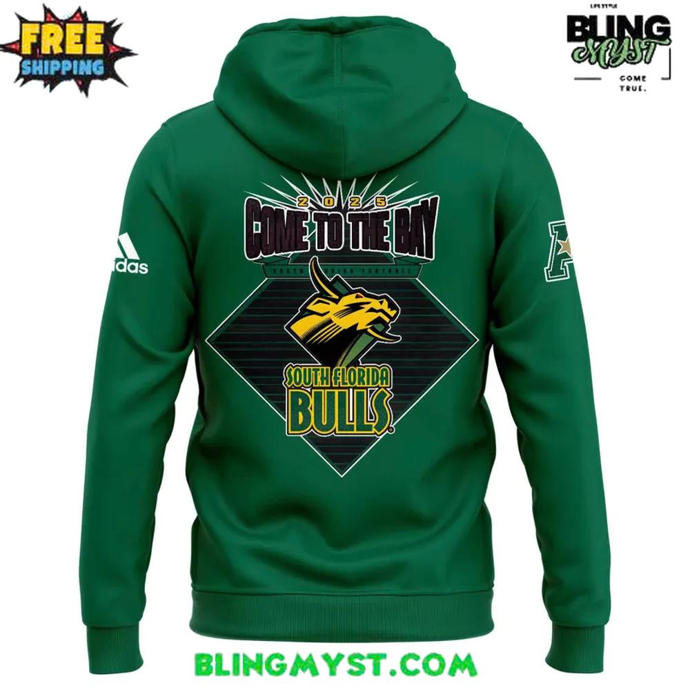 2025 South Florida Bulls Football Robo Bull Hoodie 2025 South Florida Bulls Football Robo Bull Hoodie