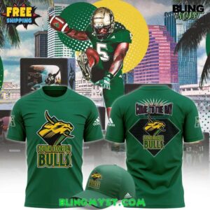 2025 South Florida Bulls Football Robo Bull T-Shirt