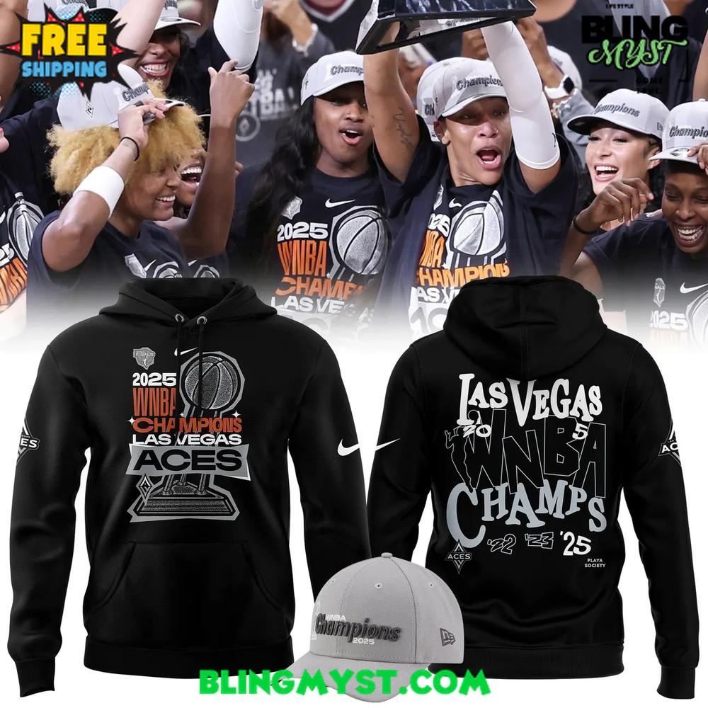 2025 WNBA Finals Champions Las Vegas Aces Special Edition Hoodie 2025 WNBA Finals Champions Las Vegas Aces Special Edition Hoodie