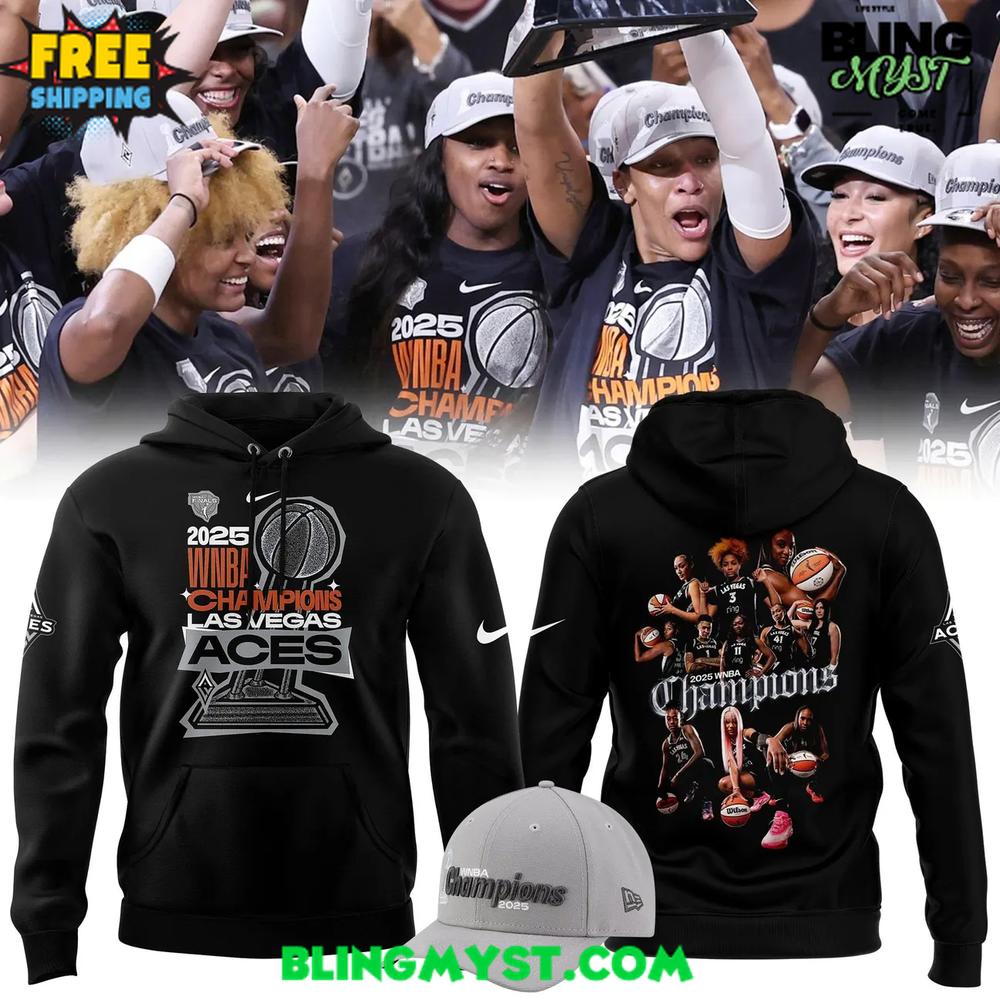 2025 WNBA Finals Champions Las Vegas Aces Special Edition Hoodie 2025 WNBA Finals Champions Las Vegas Aces Special Edition Hoodie