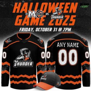 Adirondack Thunder Halloween Game 2025 Hockey Jersey