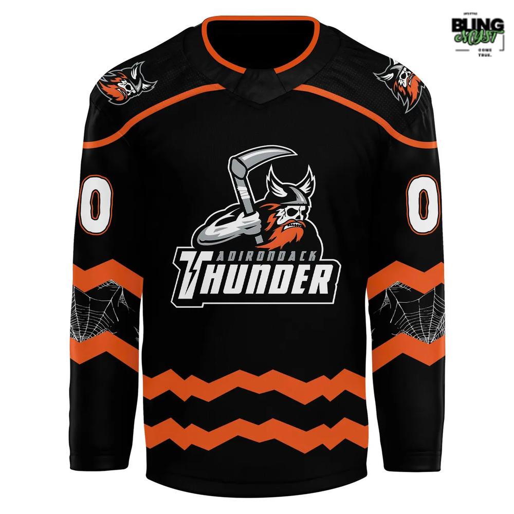 Adirondack Thunder Halloween Game 2025 Hockey Jersey Adirondack Thunder Halloween Game 2025 Hockey Jersey