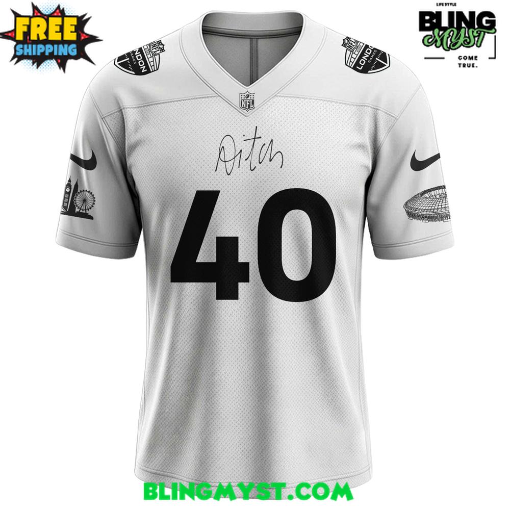 Aitch x NFL London Game 2025 Special Edition Football Jersey Aitch x NFL London Game 2025 Special Edition Football Jersey