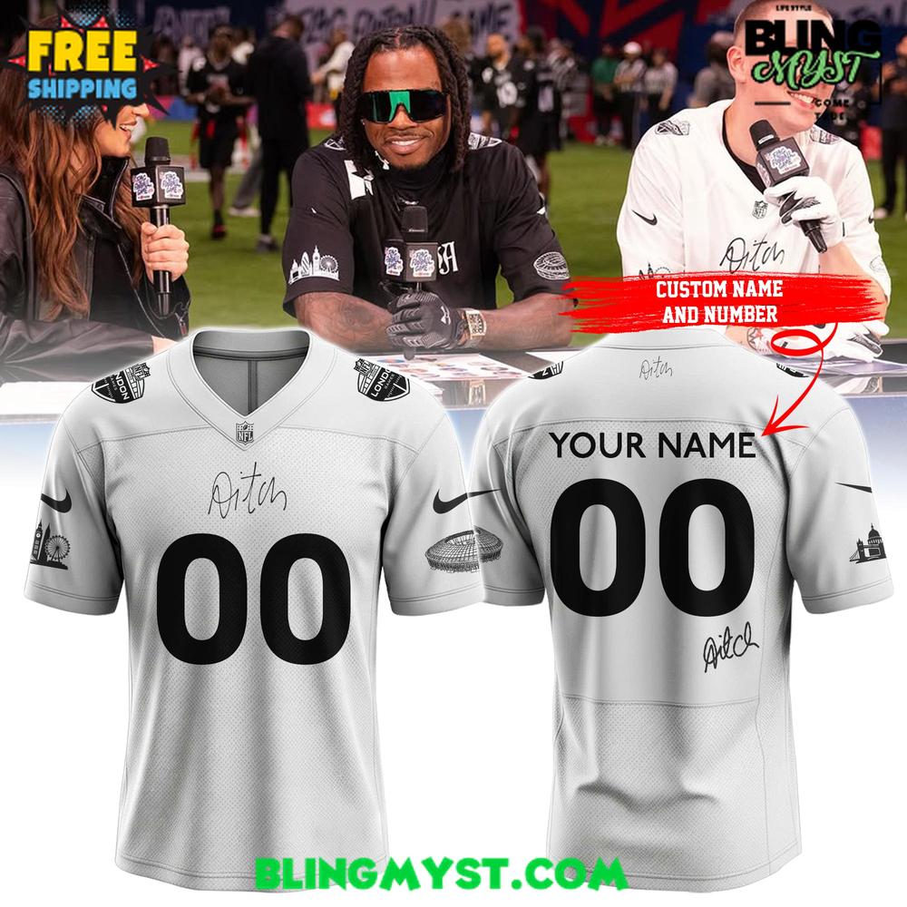 Aitch x NFL London Game 2025 Special Edition Football Jersey Aitch x NFL London Game 2025 Special Edition Football Jersey