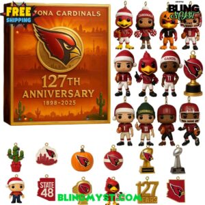 Arizona Cardinals 127TH ANNIVERSARY Christmas Limited Edition Advent Calendar 2025