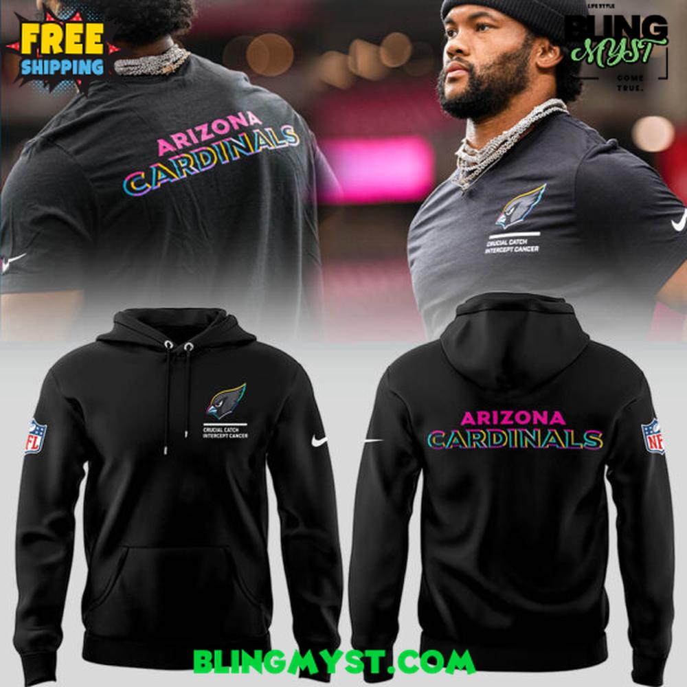 Arizona Cardinals Crucial Catch Intercept Cancer 2025 Hoodie Arizona Cardinals Crucial Catch Intercept Cancer 2025 Hoodie