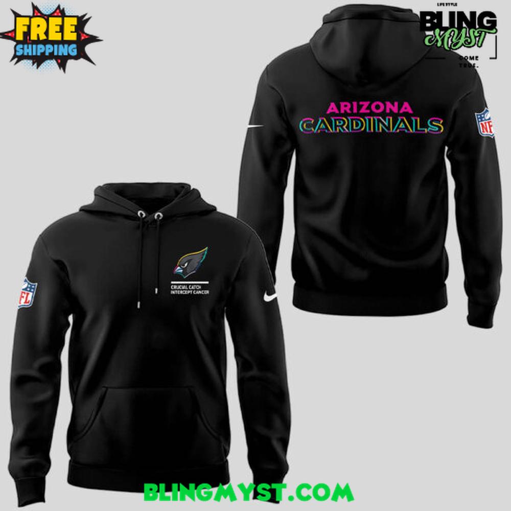 Arizona Cardinals Crucial Catch Intercept Cancer 2025 Hoodie Arizona Cardinals Crucial Catch Intercept Cancer 2025 Hoodie