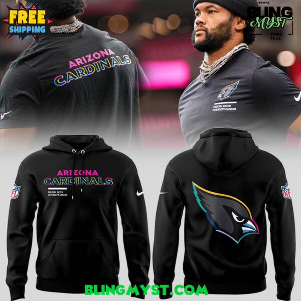 Arizona Cardinals Crucial Catch Intercept Cancer 2025 Hoodie Arizona Cardinals Crucial Catch Intercept Cancer 2025 Hoodie