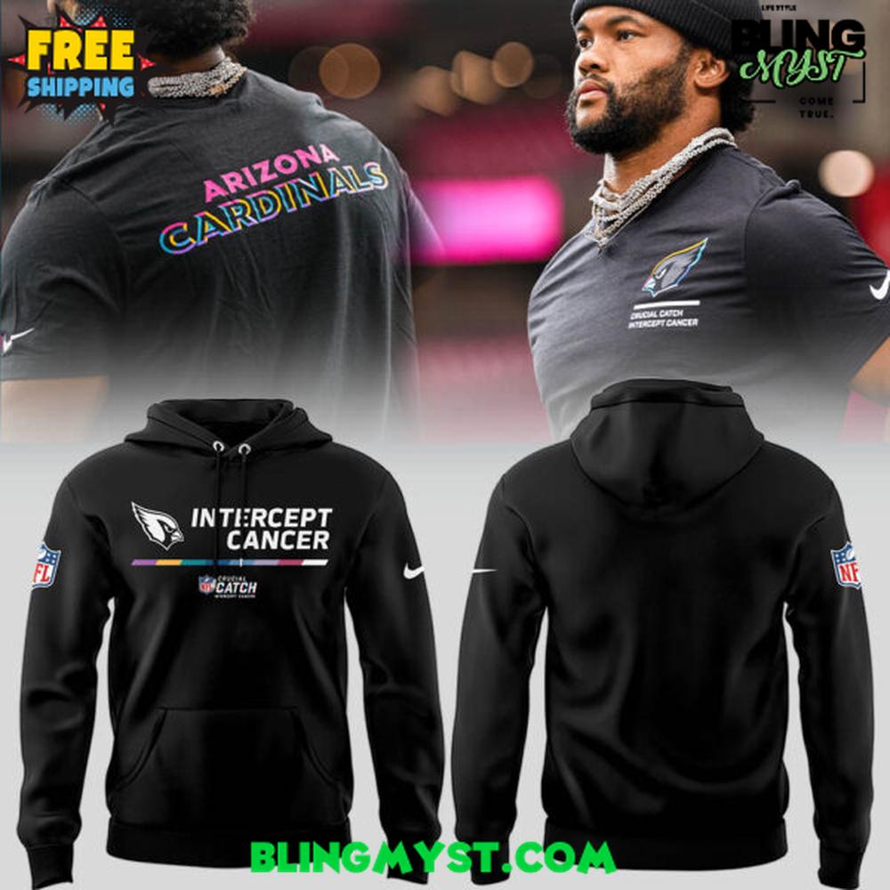 Arizona Cardinals Crucial Catch Intercept Cancer 2025 Hoodie Arizona Cardinals Crucial Catch Intercept Cancer 2025 Hoodie
