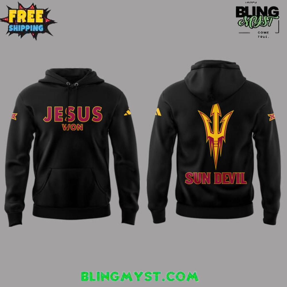 Arizona State Sun Devils x Jesus Won Limited Edition Hoodie Arizona State Sun Devils x Jesus Won Limited Edition Hoodie