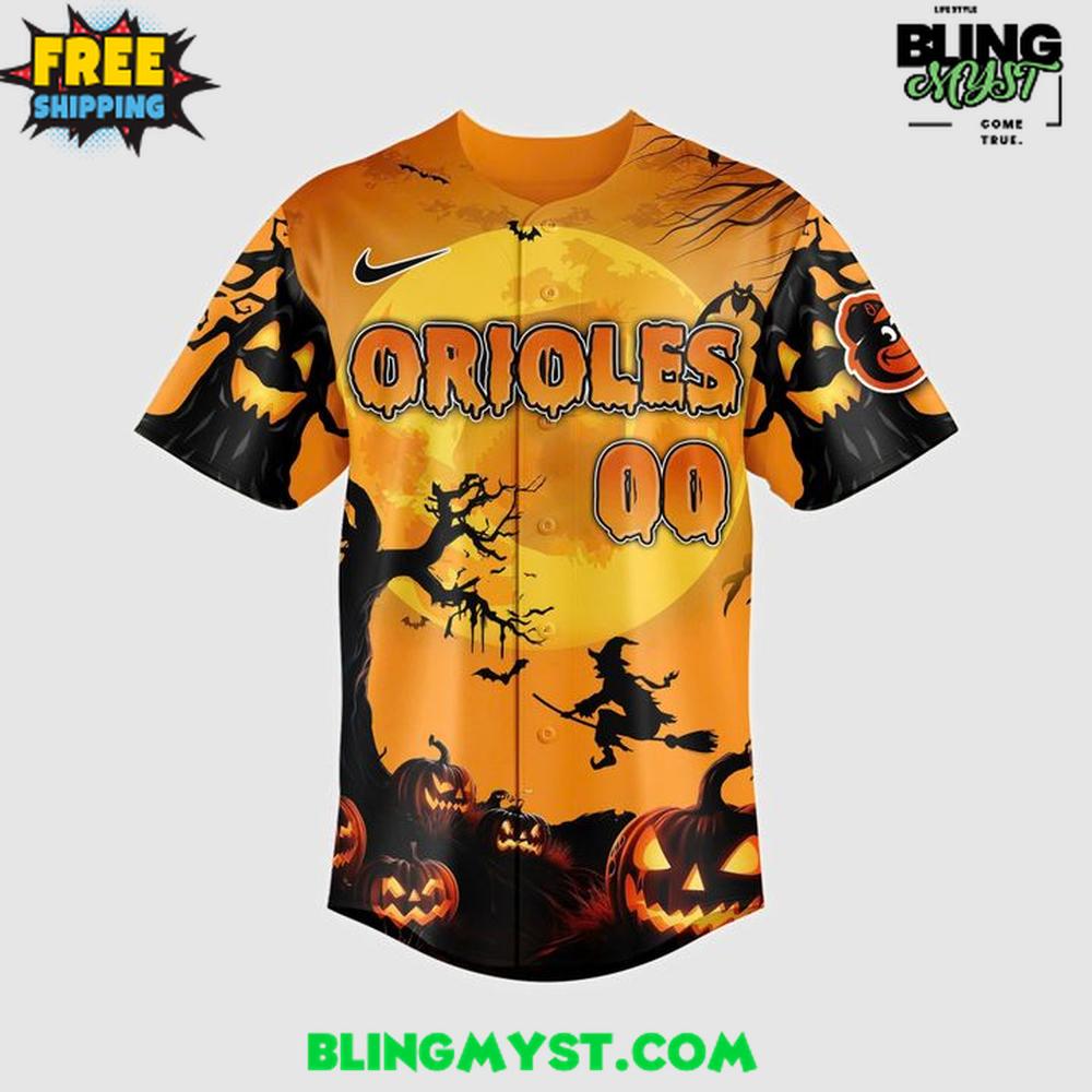 Baltimore Orioles Happy Halloween 2025 Baseball Jersey Baltimore Orioles Happy Halloween 2025 Baseball Jersey