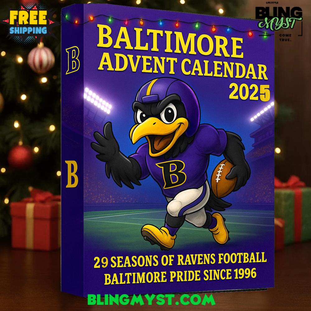 Baltimore Ravens 29TH ANNIVERSARY Christmas Limited Edition Advent Calendar 2025 Baltimore Ravens 29TH ANNIVERSARY Christmas Limited Edition Advent Calendar 2025