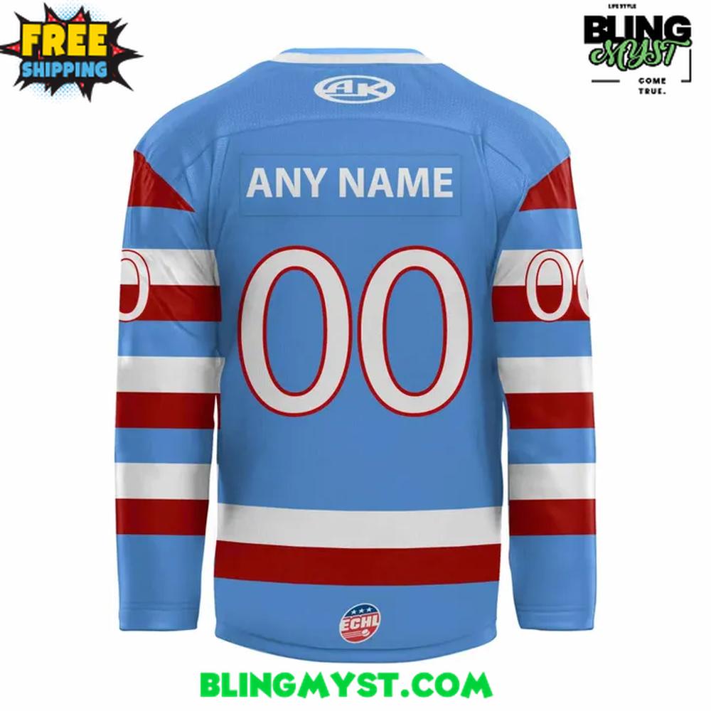 Bloomington Bison Blue Sweaters 2025 Hockey Jersey Bloomington Bison Blue Sweaters 2025 Hockey Jersey