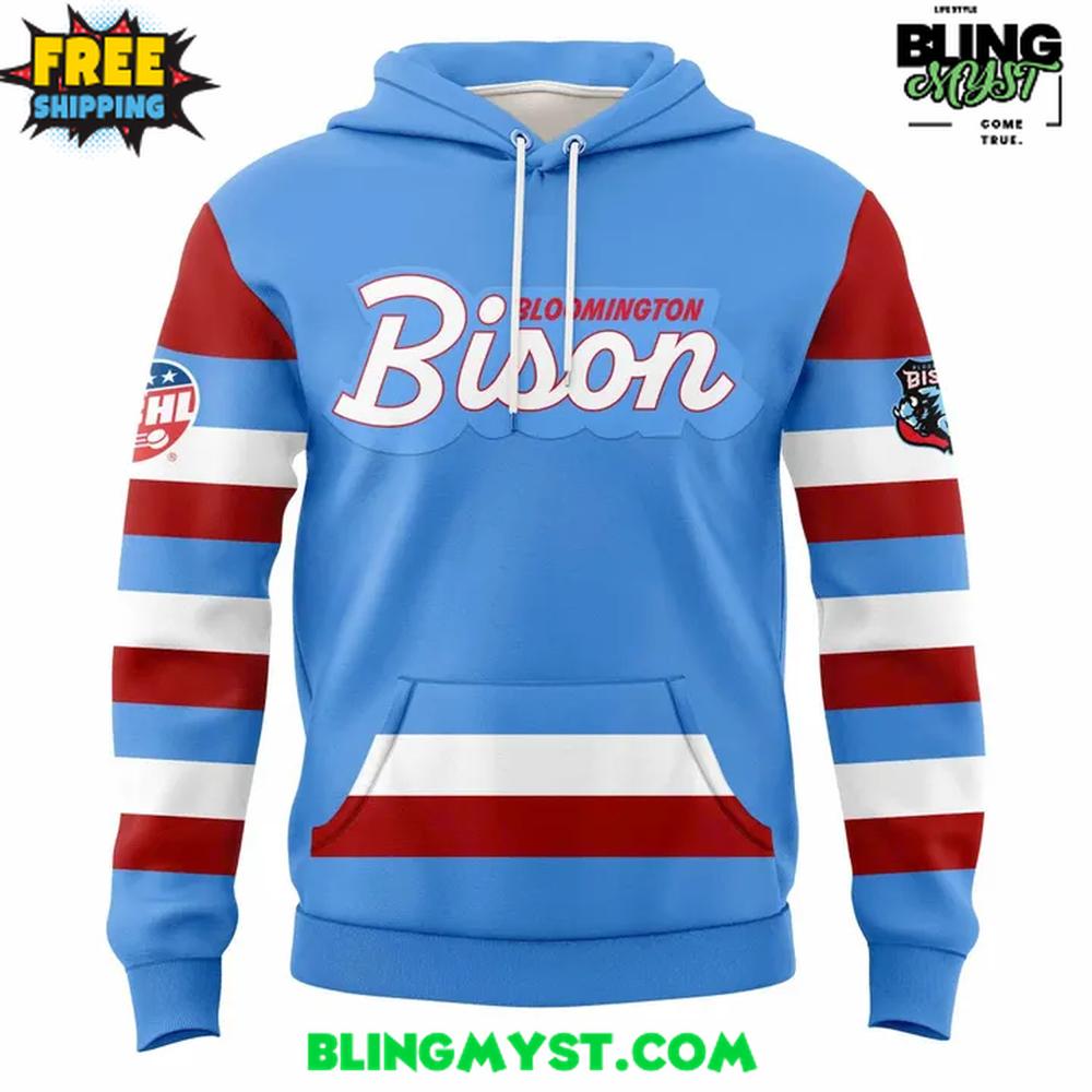 Bloomington Bison Blue Sweaters 2025 Hoodie Bloomington Bison Blue Sweaters 2025 Hoodie