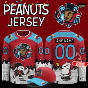 Bloomington Bison Peanuts Night 2025 Hockey Jersey